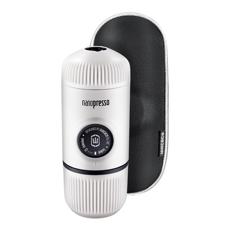WACACO Nanopresso Portable Coffee Chill White + Case.