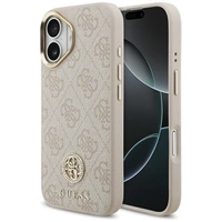 Guess 4G Strass Logo MagSafe Case für iPhone 17 - Pink