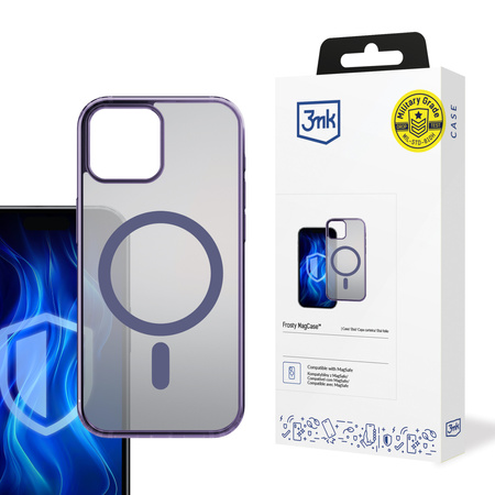 Apple iPhone 13 - 3mk Frosty MagCase Purple