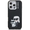 Karl Lagerfeld IML Aquarelle Karl &amp; Choupette &amp; Logo Case for iPhone 16 Pro Max - Black
