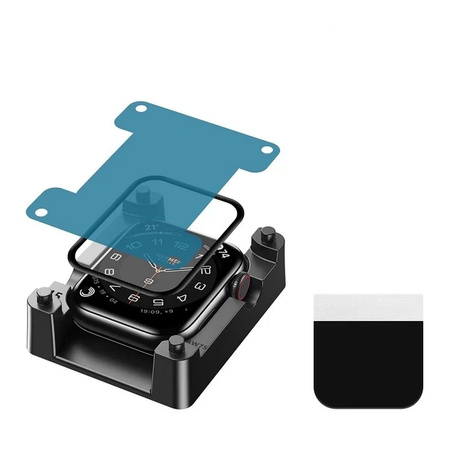 Wiwu - Szkło hartowane z aplikatorem Easy Install do Apple Watch 42mm