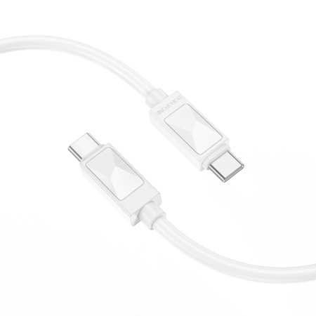 Borofone Kabel BX109 Joy - Typ C na Typ C - 60W 3A 1 metr biały