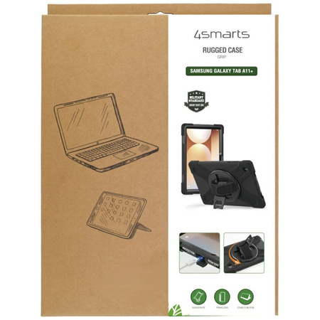 Etui 4smarts Rugged Case Grip do Samsung Galaxy Tab A11+ czarny