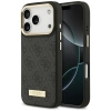 Guess 4G Logo Plate MagSafe Case für iPhone 17 Pro - Schwarz