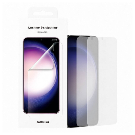Samsung Displayschutzfolie 2x Displayschutzfolie für Samsung Galaxy S23+ (EF-US916CTEGWW)