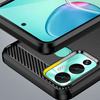 Carbon Case case for Infinix Hot 12 Play NFC / Hot 12 Play flexible silicone carbon cover black