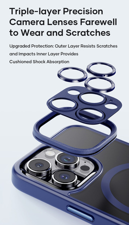 Rock Etui Guard Touch Matte Series Magnetic do Iphone 15 Plus białe