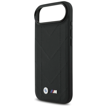 BMW M Quilted Logo MagSafe Case für iPhone 17 Air – Schwarz