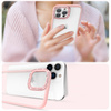 Kingxbar Sparkle Series Hülle iPhone 13 Pro Max mit Kristallen Rückseite rosa