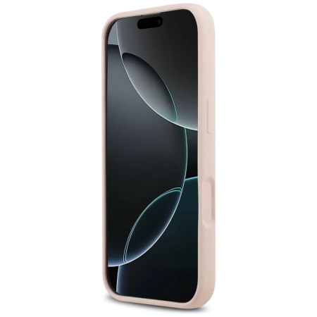 Karl Lagerfeld Silicone Karl&Choupette Ring MagSafe Case for iPhone 17 - Pink