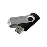 Goodram pendrive 128 GB pamięć USB 2.0 20 MB/s (od.) - 5 MB/s (zap.) czarny (UTS2-1280K0R11)