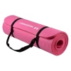 Wozinsky exercise mat 181 x 63 x 0.9 cm thick gymnastic yoga mat pink