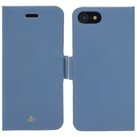 Etui dbramante 1928 New York 2w1 Wallet   do iPhone 7/8/SE 2020/SE 2022 niebieski/marine blue