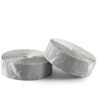 Rockbros PU Handlebar Tape "Velour" Pattern - Grey