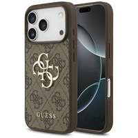 Guess 4G Big Logo Case for iPhone 17 Pro - Brown