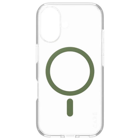 Etui CARE by PanzerGlass Flagship Case z MagSafe na iPhone 16 - zielone
