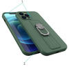 Ring Case Silikonhülle mit Fingergrip und Ständer für Samsung Galaxy A33 5G schwarz