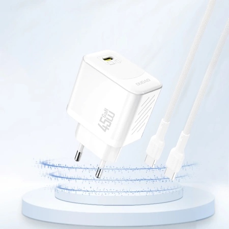 Dudao A28 45W GaN USB-C Wandladegerät - Weiß