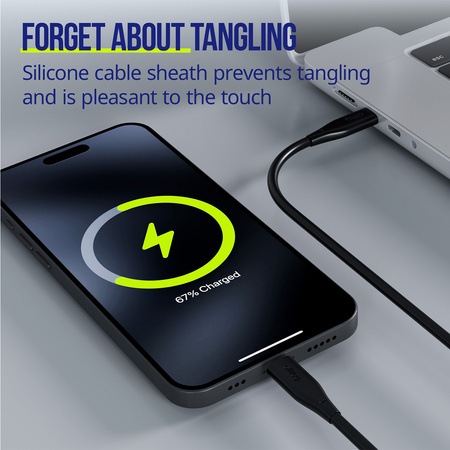 Allity kabel AUC-02 USB-C - USB-C 2,0 m 100W czarny