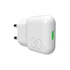 GaN Puro SLIMPRO 30W USB-C-Wandladegerät - Weiß