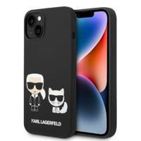 Karl Lagerfeld KLHMP14MSSKCK iPhone 14 Plus 6.7" Hardcase schwarz / schwarz Liquid Silicone Karl &amp; Choupette Magsafe