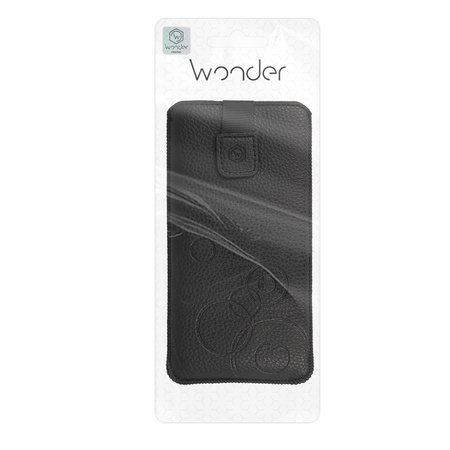 Kieszonka WONDER Deko (ROZMIAR XXL) do Samsung S23 Ultra/S22 Ultra/M33/M23/A14 5G/Xiaomi Redmi 12C czarna
