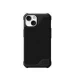 UAG Metropolis LT - Schutzhülle für iPhone 14 Plus, kompatibel mit MagSafe (Kevlar-Schwarz)