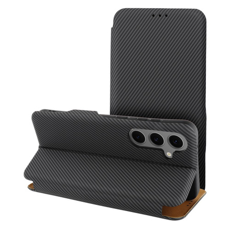 Kabura FOLIO Side Magnet do MOTOROLA G55 szary