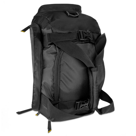 Wozinsky torba sportowa plecak bagaż podręczny torba 40x20x25 cm do samolotu czarny (WSB-B01)