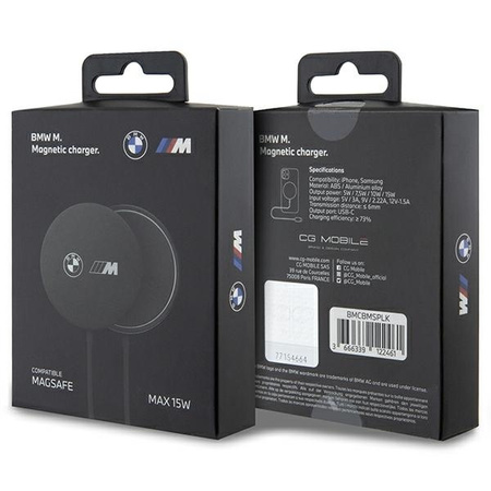 BMW ład. indukcyjna BMCBMSPLK 15W MagSafe czarny/black M Edition