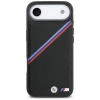 Etui BMW M Tricolor Metal Logo MagSafe do iPhone 17 Air - czarne