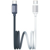 Kabel USAMS Bicolor Series SJ756 PD 60W  USB-C/USB-C 1.2m czarno biały