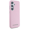 Original Handyhülle SAMSUNG GALAXY S25+ Karl Lagerfeld Saffiano Full Wrapped Elongated Metal Logo MagSafe rosa