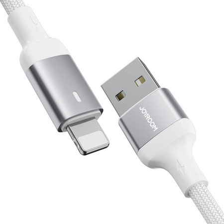 Joyroom Kabel USB - Lightning 2.4A A10 Serie 1,2 m weiß (S-UL012A10)