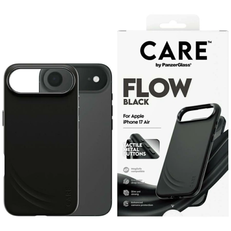 CARE by PanzerGlass Feature FLOW MagSafe Case for iPhone Air - Black
