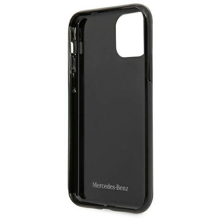 Mercedes MEHCN61ESPBK iPhone 11 6,1" czarny/black hardcase Silver Stars Pattern