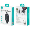 Ładowarka sieciowa USAMS Xiang Series CC296 30W 1xUSB-C 1xUSB-A + kabel USB-C biały