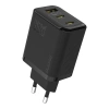 Dudao A29C 65W GaN Wandladegerät + USB-C Kabel - Schwarz