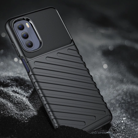 Thunder Case flexible armored cover for Motorola Moto G Stylus 2022 black