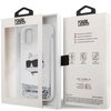 Karl Lagerfeld KLHCN61LNCHCS iPhone 11/ XR Silber/Silber Hardcase Glitter Choupette Head