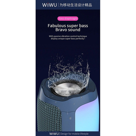 WiWU - Głośnik bezprzewodowy Thunder P40 LED Light