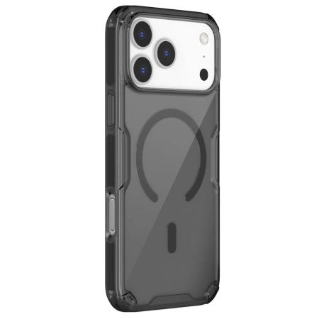 Nillkin Nature TPU Pro Magnethülle kompatibel mit MagSafe für iPhone 17 Pro Max - Translucent Black