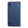 Kabura LUNA Book Carbon do SAMSUNG A10 niebieski
