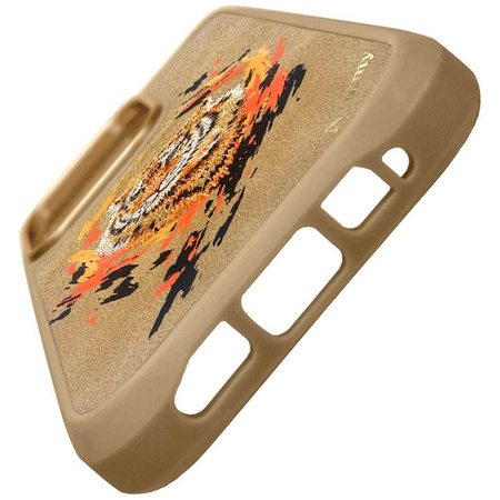 Etui Nimmy Tygrys MagSafe do iPhone 16    Pro Max jasnobrązowy
