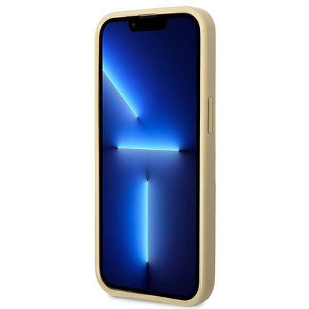 Guess GUHCP14XHGGSHD iPhone 14 Pro Max 6,7 &quot;Gold / Gold Hartschale Glitter Script