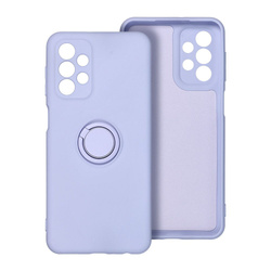 Futerał SILICONE RING do SAMSUNG S25 Edge fioletowy