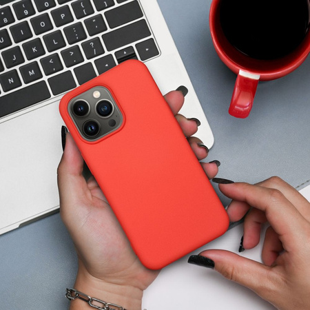 Futerał SILICONE do XIAOMI Redmi Note 13 5G brzoskwiniowy