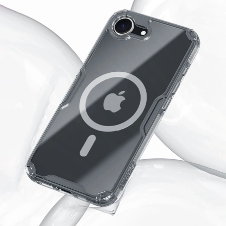 Etui Nillkin Nature Pro Magnetic na iPhone 16e - przezroczyste