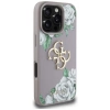 Guess Grained Roses Big 4G Logo iPhone 16 Pro Max Hülle - Lila