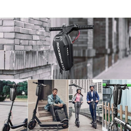 Rockbros B62-1 Fahrradtasche für Lenker oder Rahmen 3 l - Schwarz